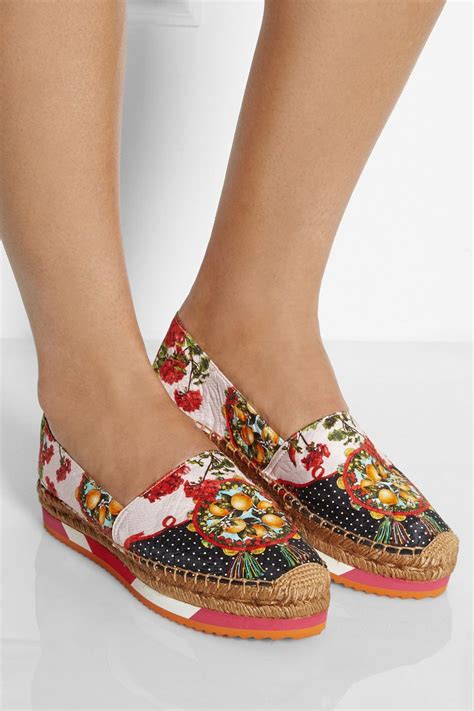 espadrille dolce gabbana|Dolce & Gabbana brocade.